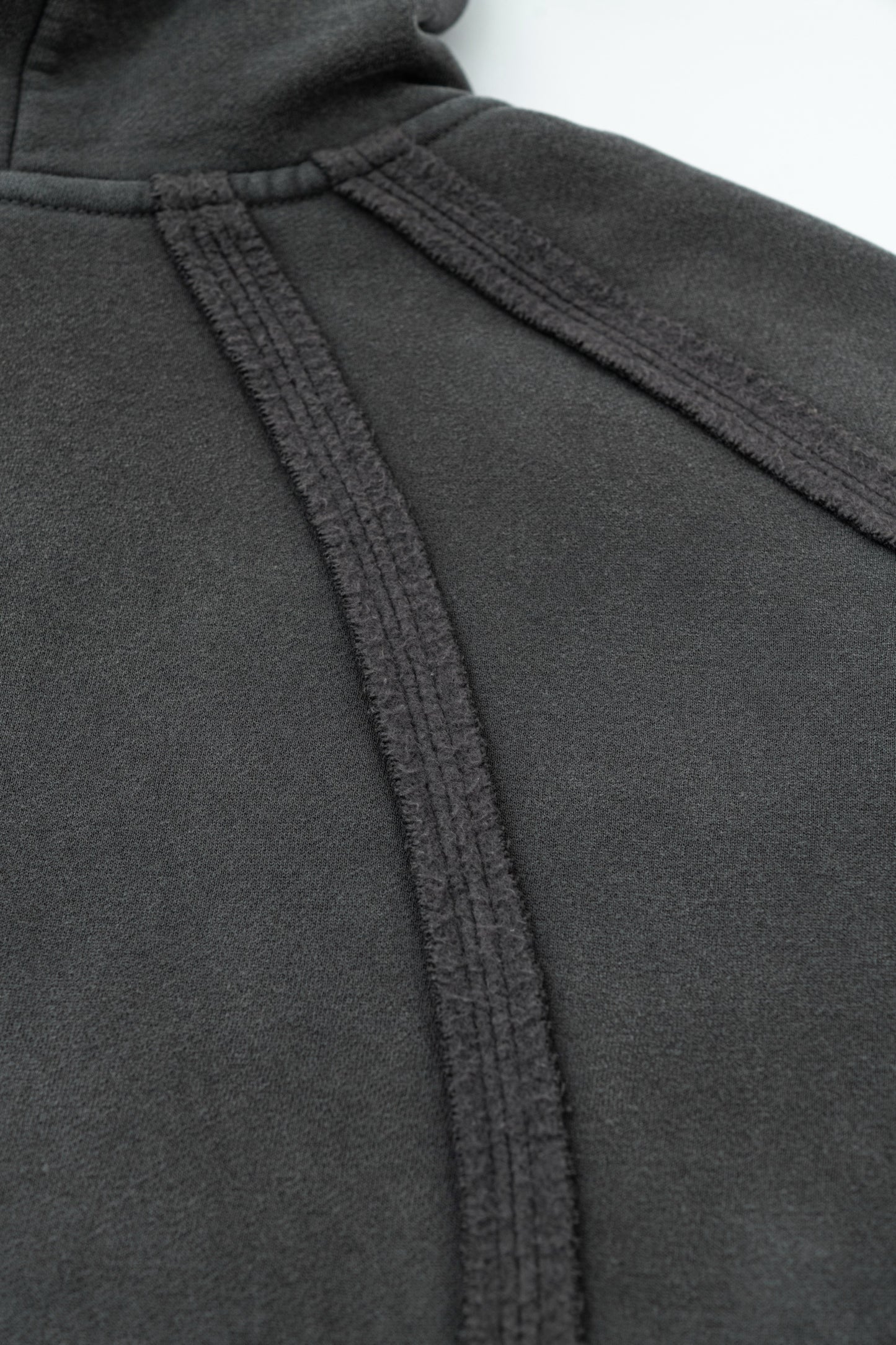 Structured Panel | Baggy Zip-Up Hoodie - Santo 
