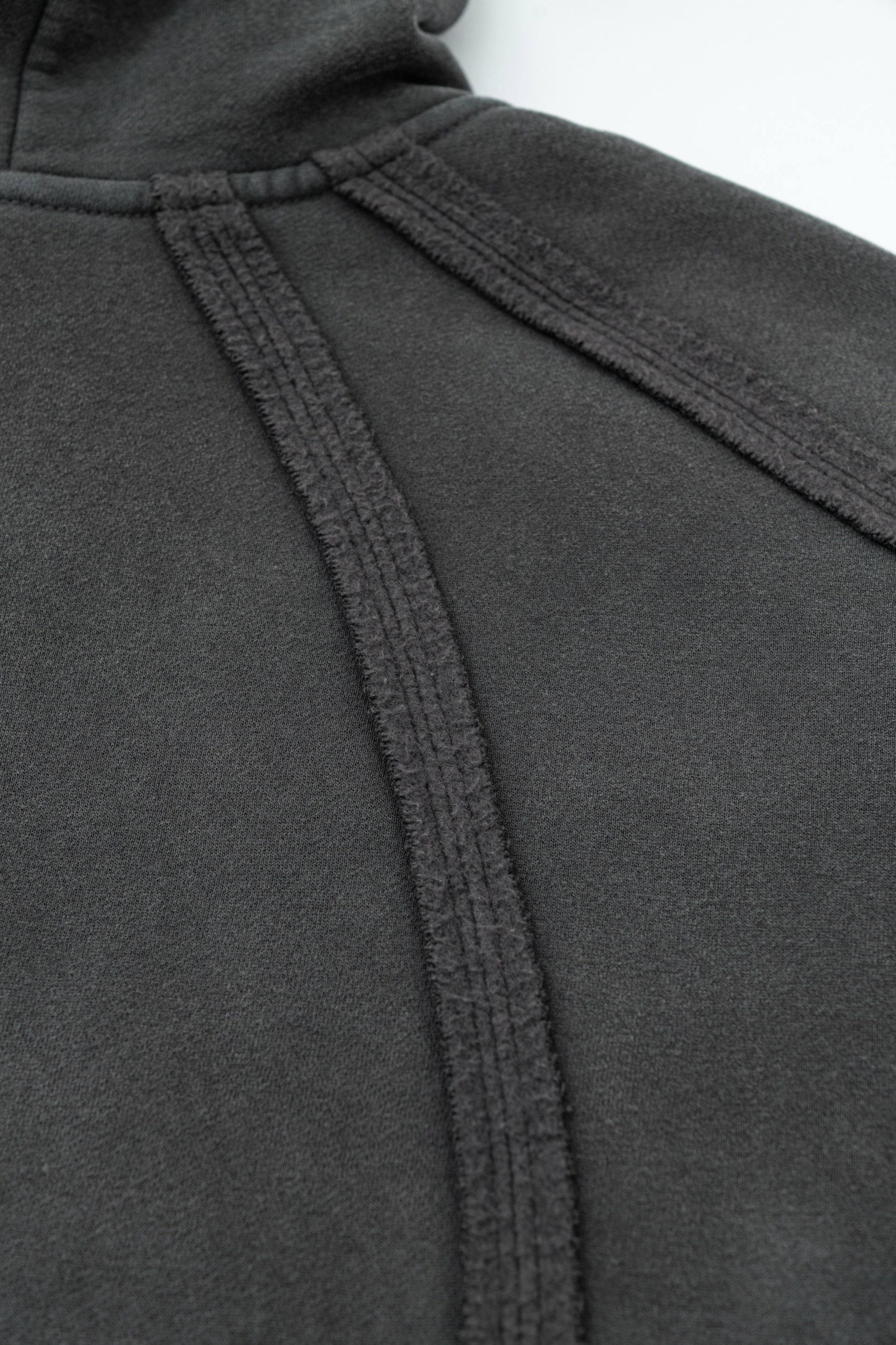 Structured Panel | Oversized Zip-Up Hoodie