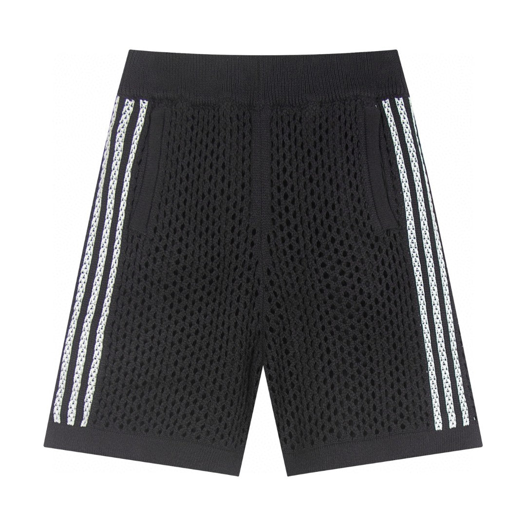 Mesh Stripe Knit | Baggy Shorts - Santo 