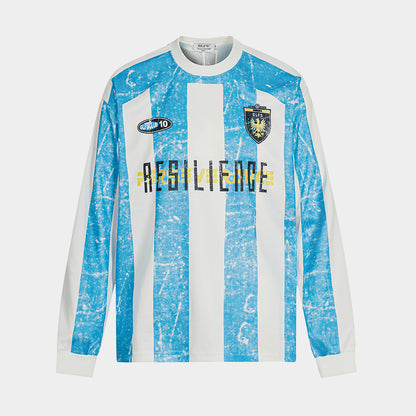 Retro Stripe Print | Athletic Sweatshirt - Santo 