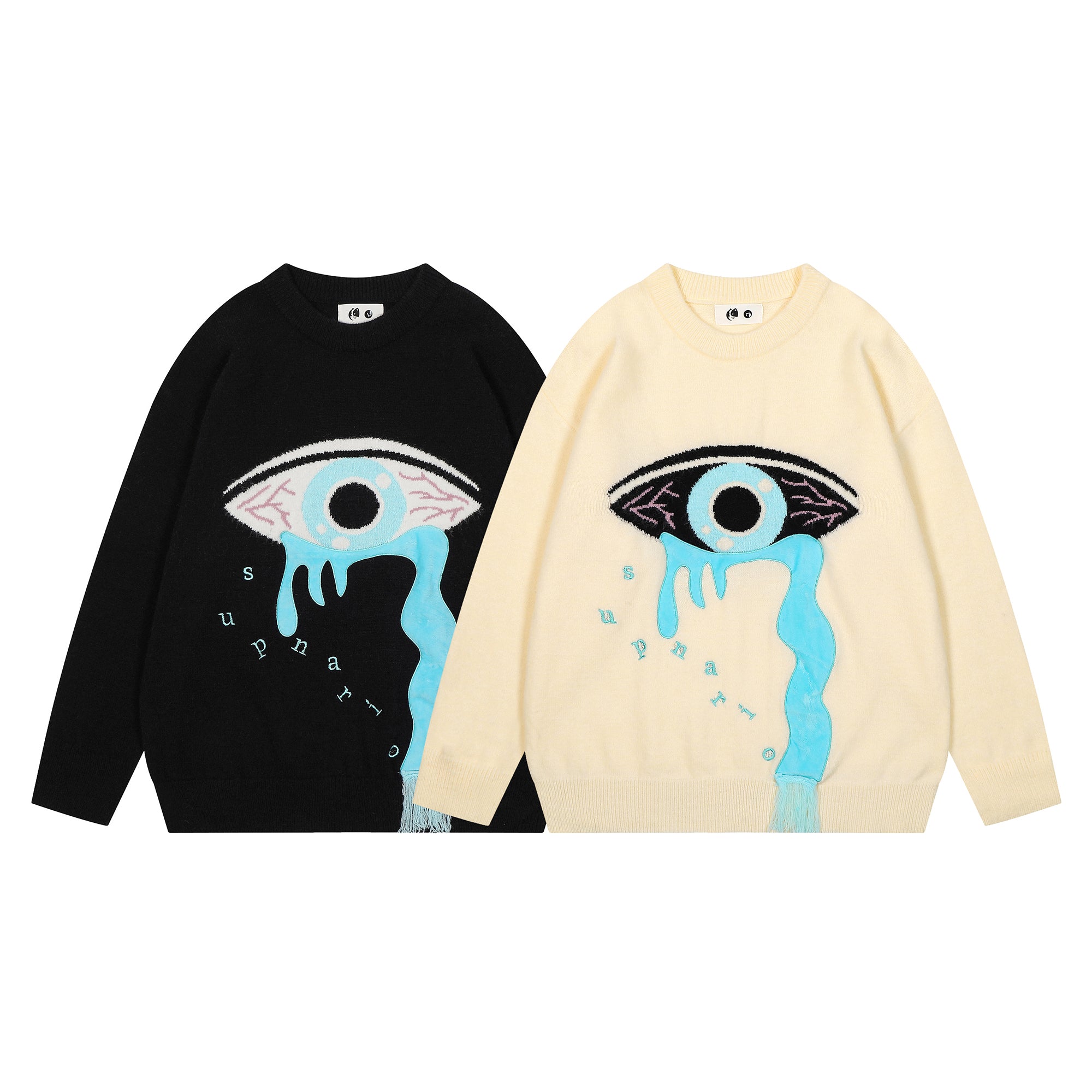 Pull en maille graphique Tearful Eye | High Street