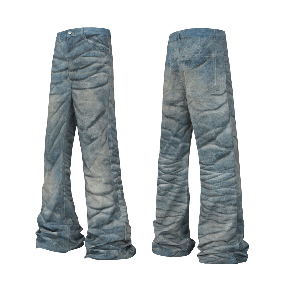 Wrinkle Washed | Stacked Jeans - Santo 