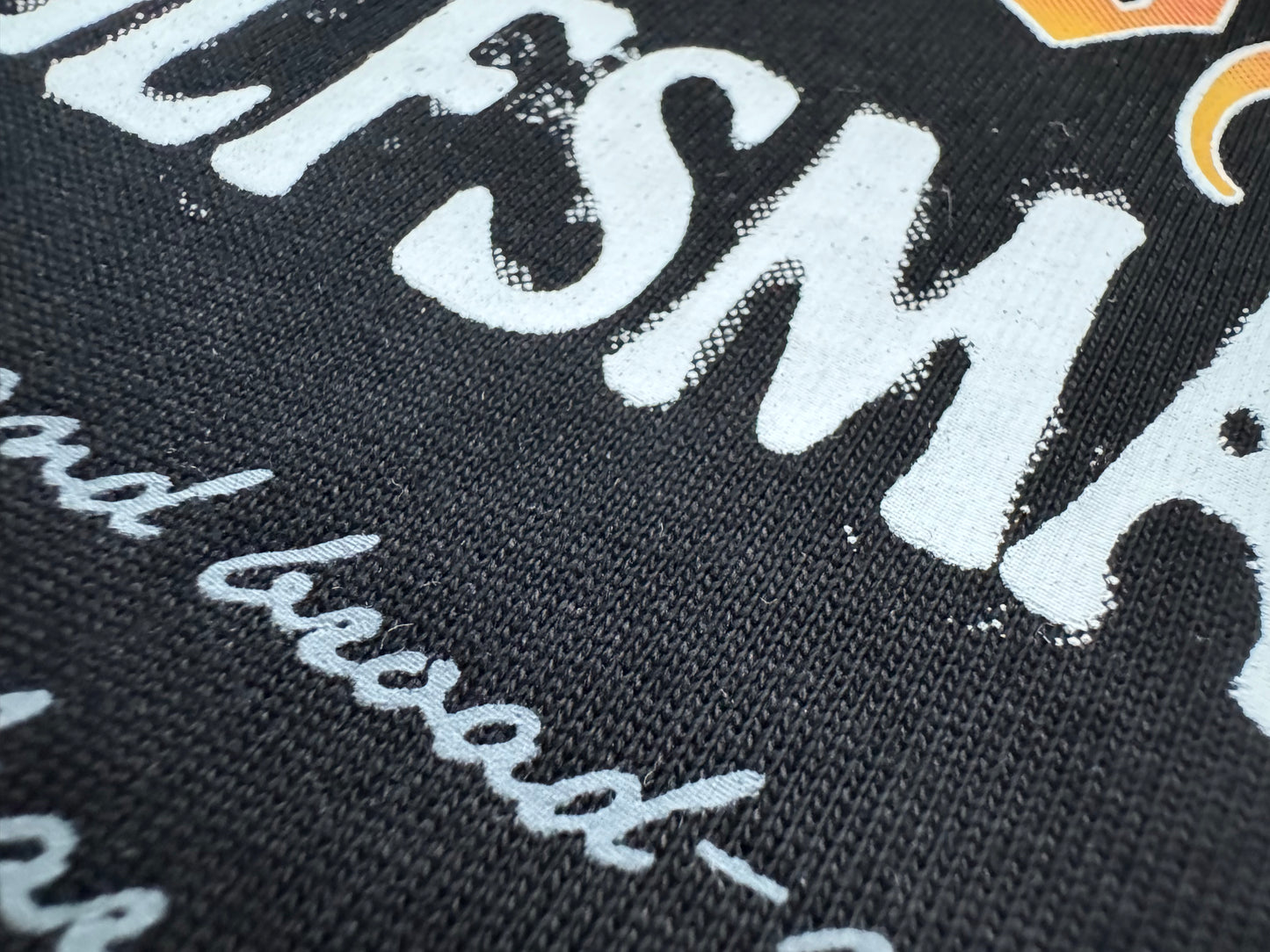 Vintage Flame Letter | Contrast Sweatshirt - Santo 