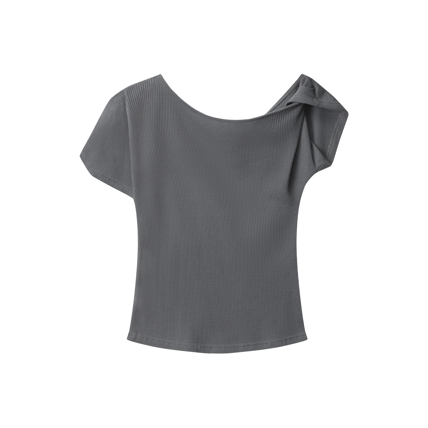 Varsity Star | Off-Shoulder Graphic Tee - Santo 