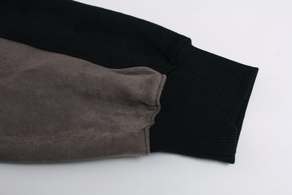 Metal Letter Cross Print | Gothic Hoodie - Santo 