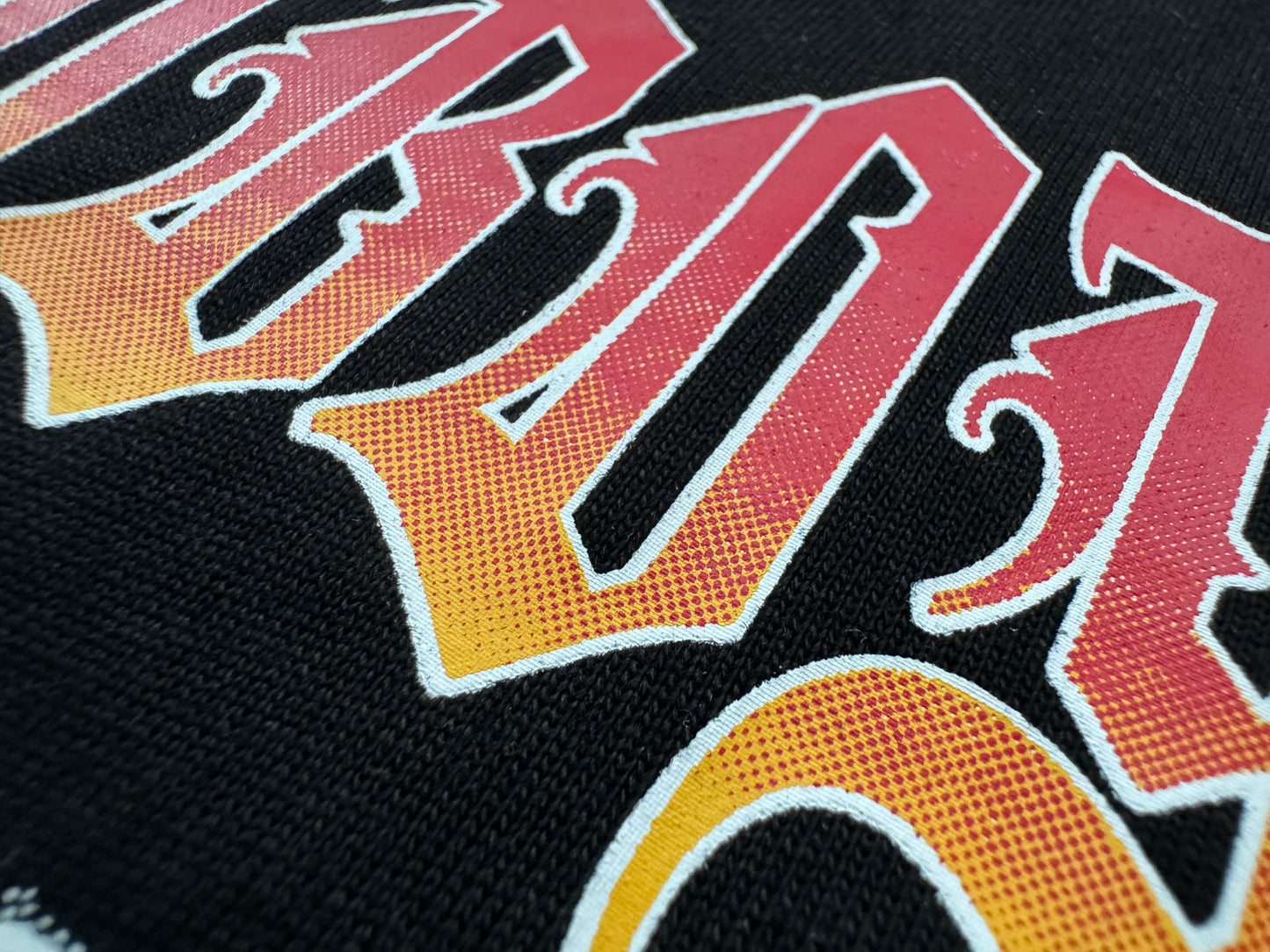 Vintage Flame Letter | Contrast Sweatshirt - Santo 