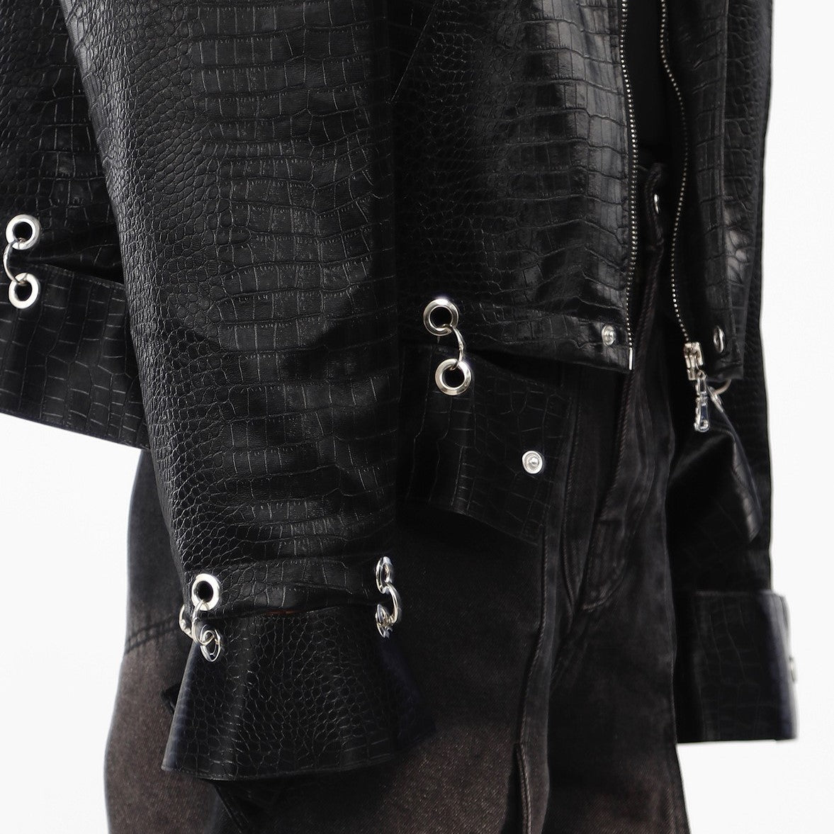 Croc Embossed PU | Street Jacket - Santo 