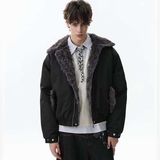 Faux-Fur Collar | Short Winter Jacket