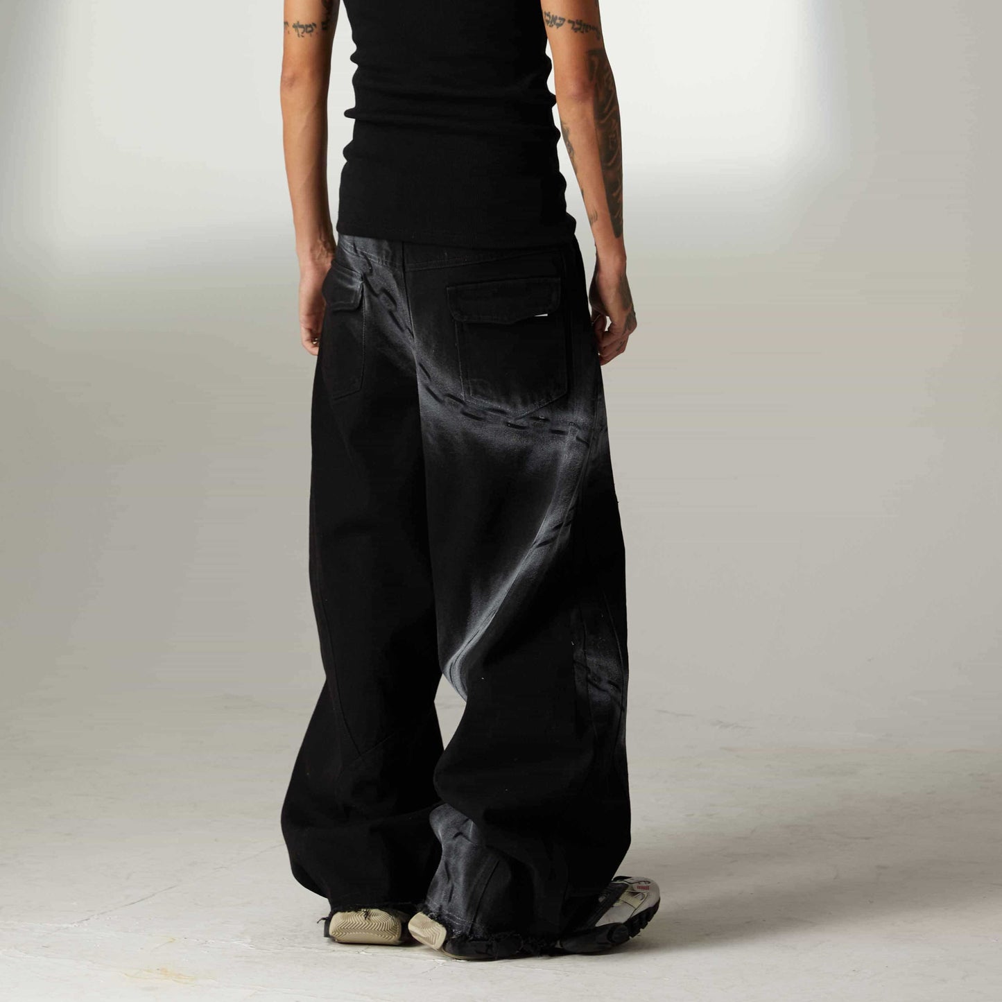 Chain Print | Baggy Jeans - Santo 