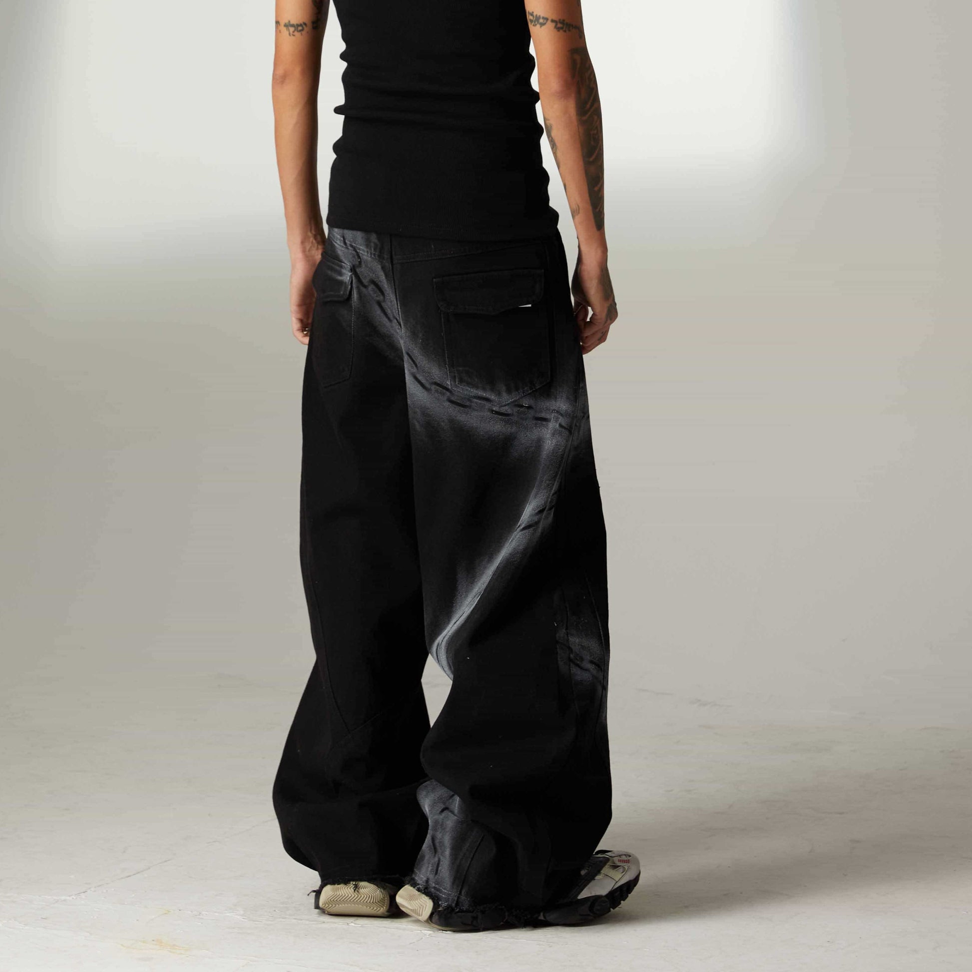 Chain Print | Baggy Jeans - Santo 