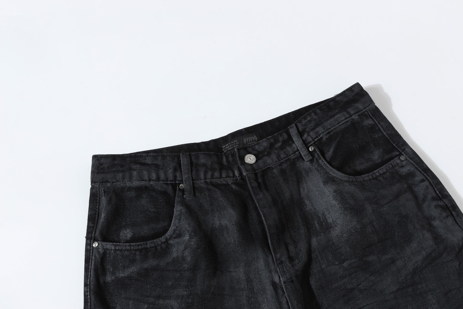 Washed Black Flare | Stacked Jeans - Santo 