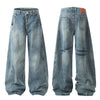 Washed Wide Leg | Vintage Denim Jeans - Santo 