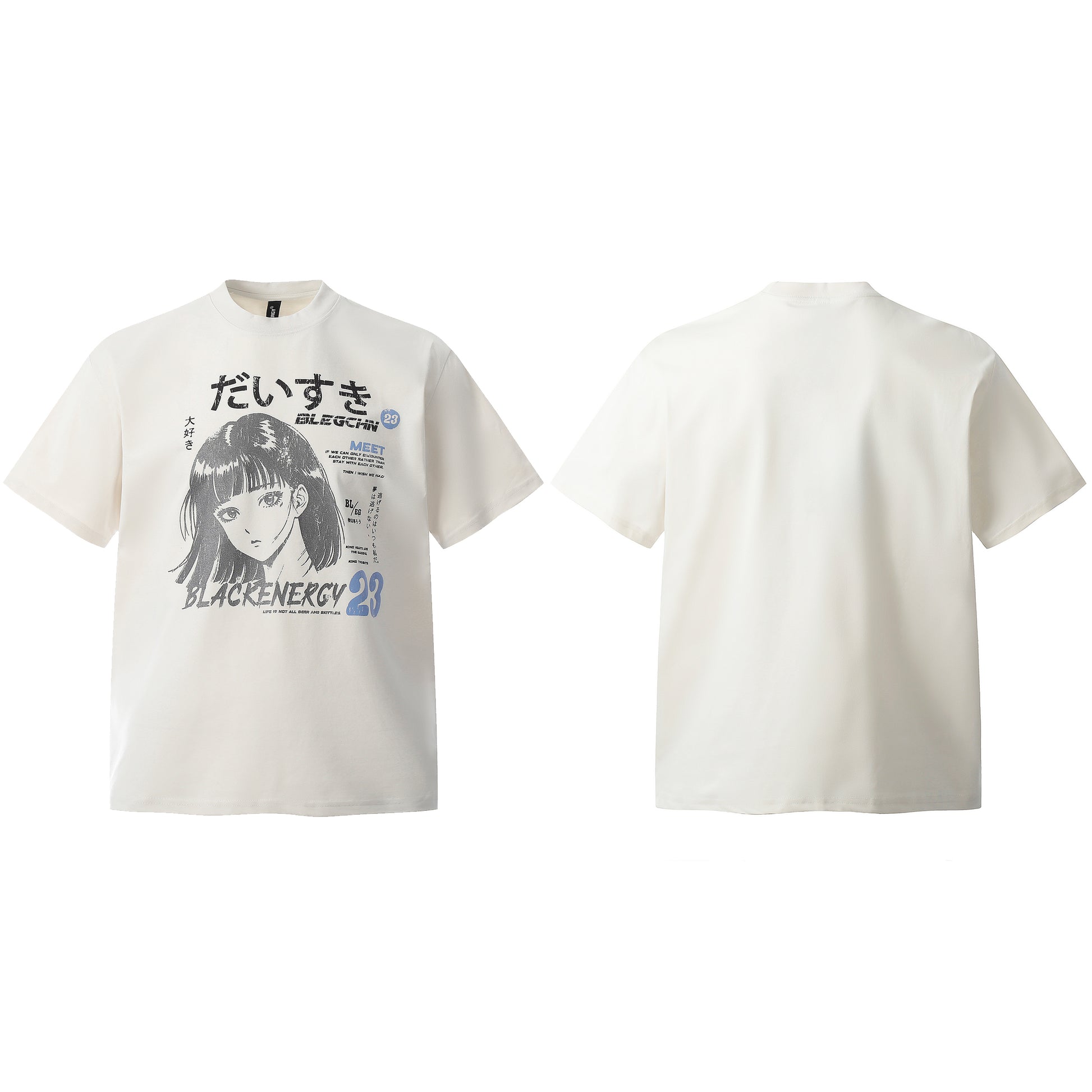 Anime Girl | Oversized T-shirt - Santo 