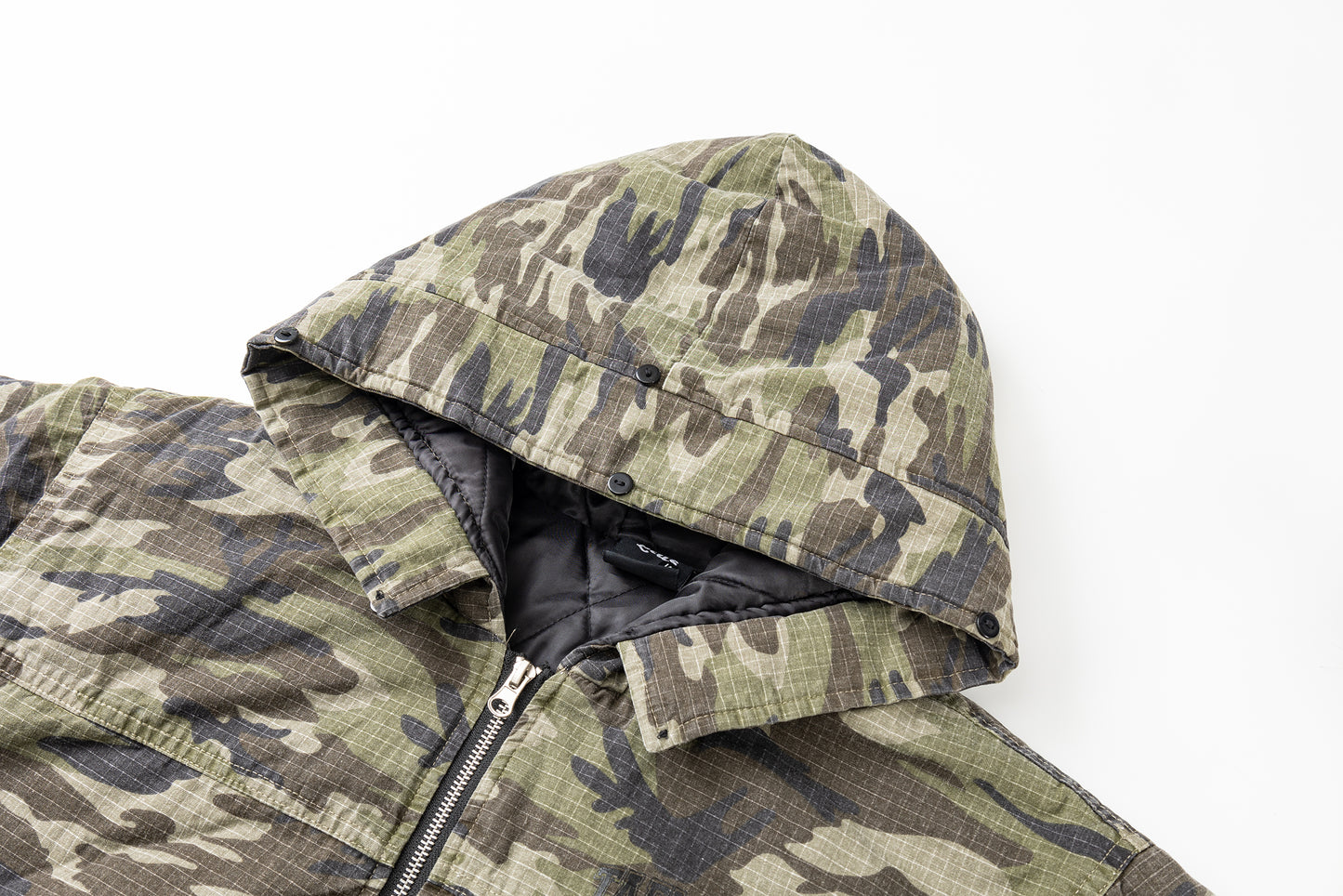 Camo Fur | Hooded Jacket - Santo 