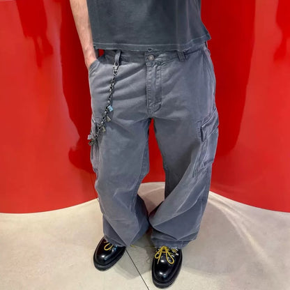 Washed Utility Pocket | Cargo Pants - Santo 