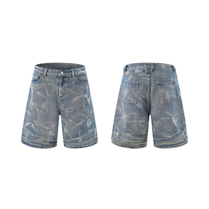 Washed Distressed | Denim Shorts - Santo 