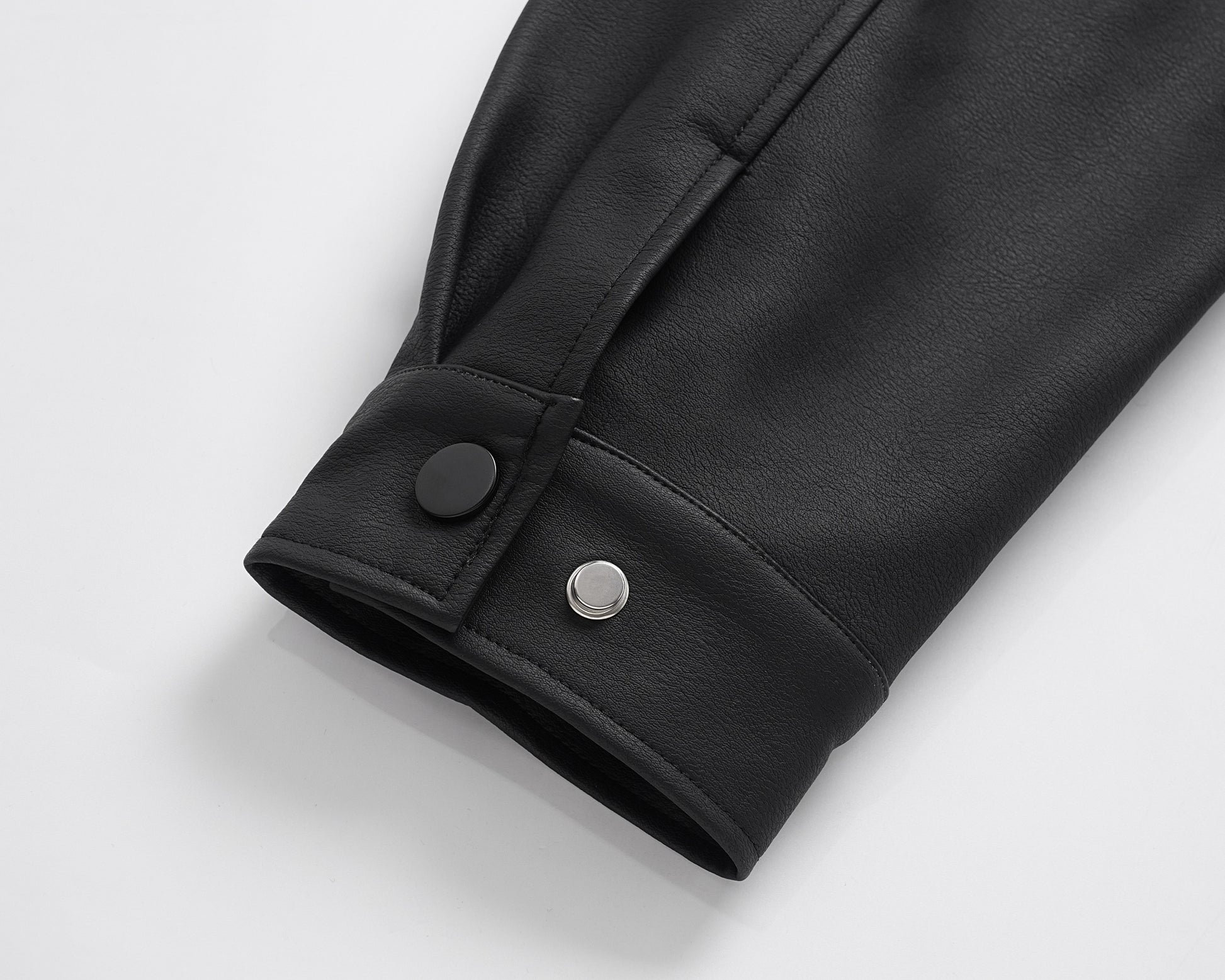 Black Essential | Faux Leather Jacket - Santo 