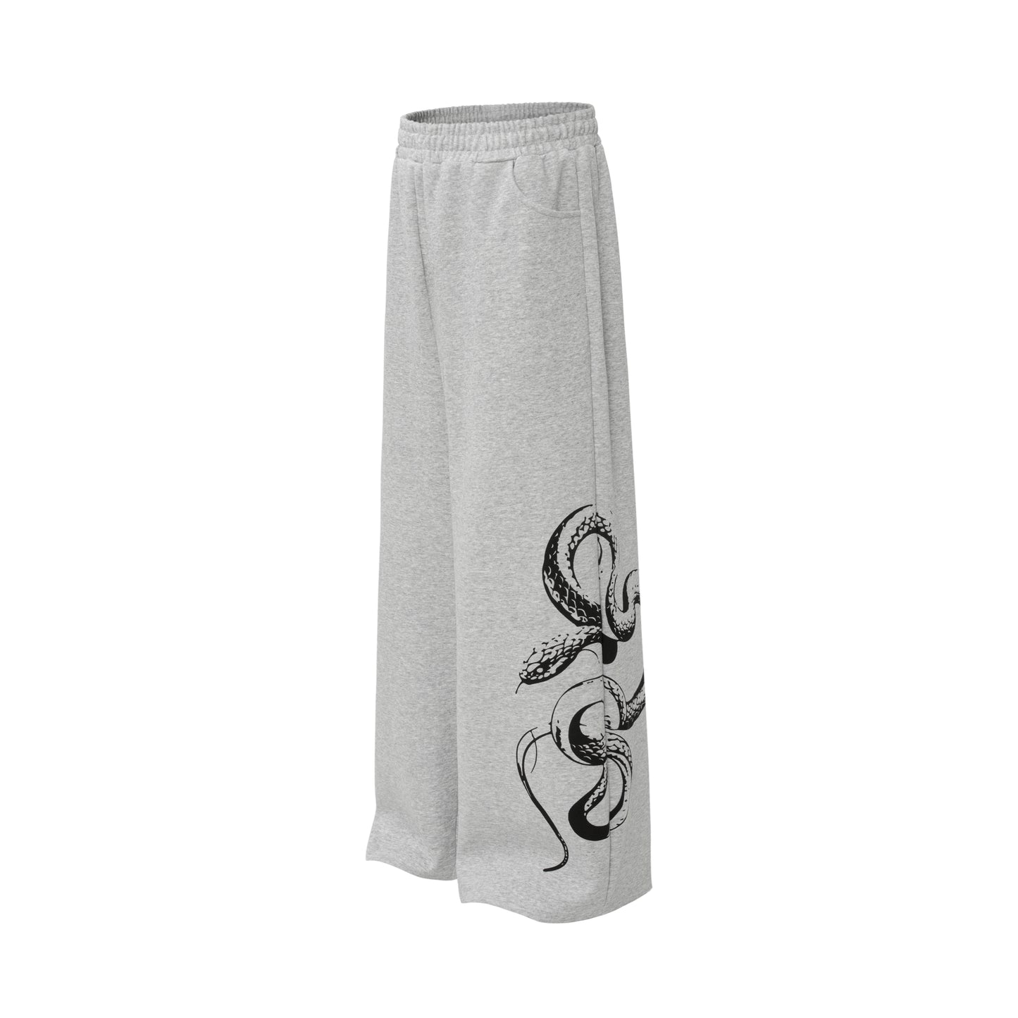 Snake Print | Baggy Sweatpants - Santo 