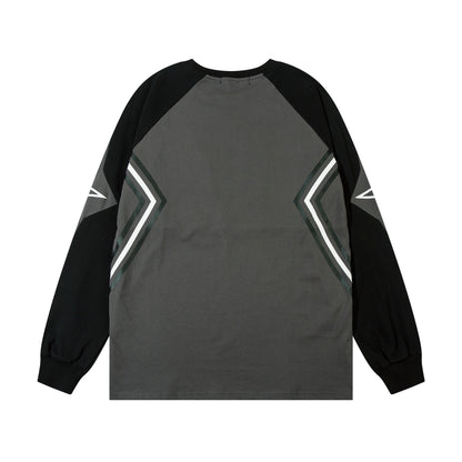 Star Panel Contrast | Patchwork Sweatshirt - Santo 