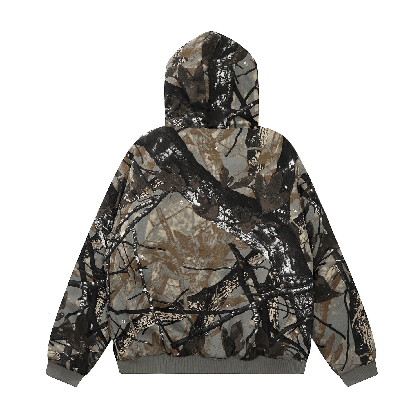 Faux-Fur Lined | Camo Hooded Puffer