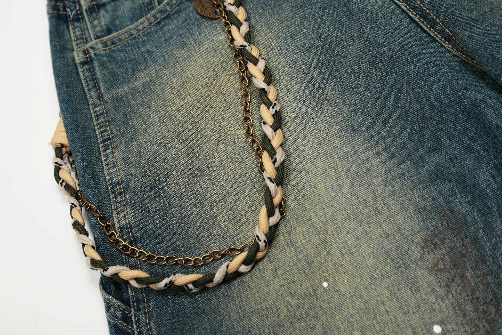 Midnight Fade | Oversized Vintage Wash Jeans - Santo 