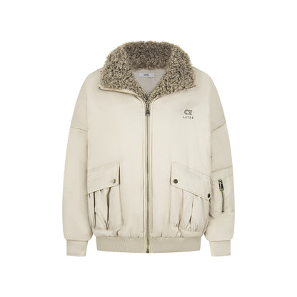 Faux Edge | Belted Vegan Leather Moto Jacket