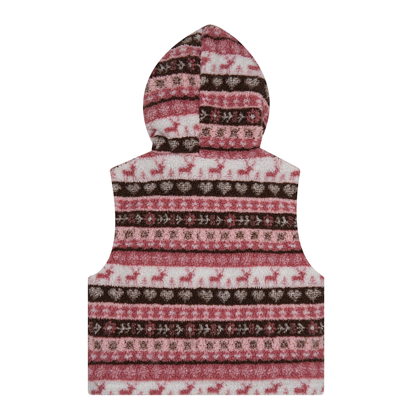 SnuggleWear | Sherpa Puffer Vest with Hood