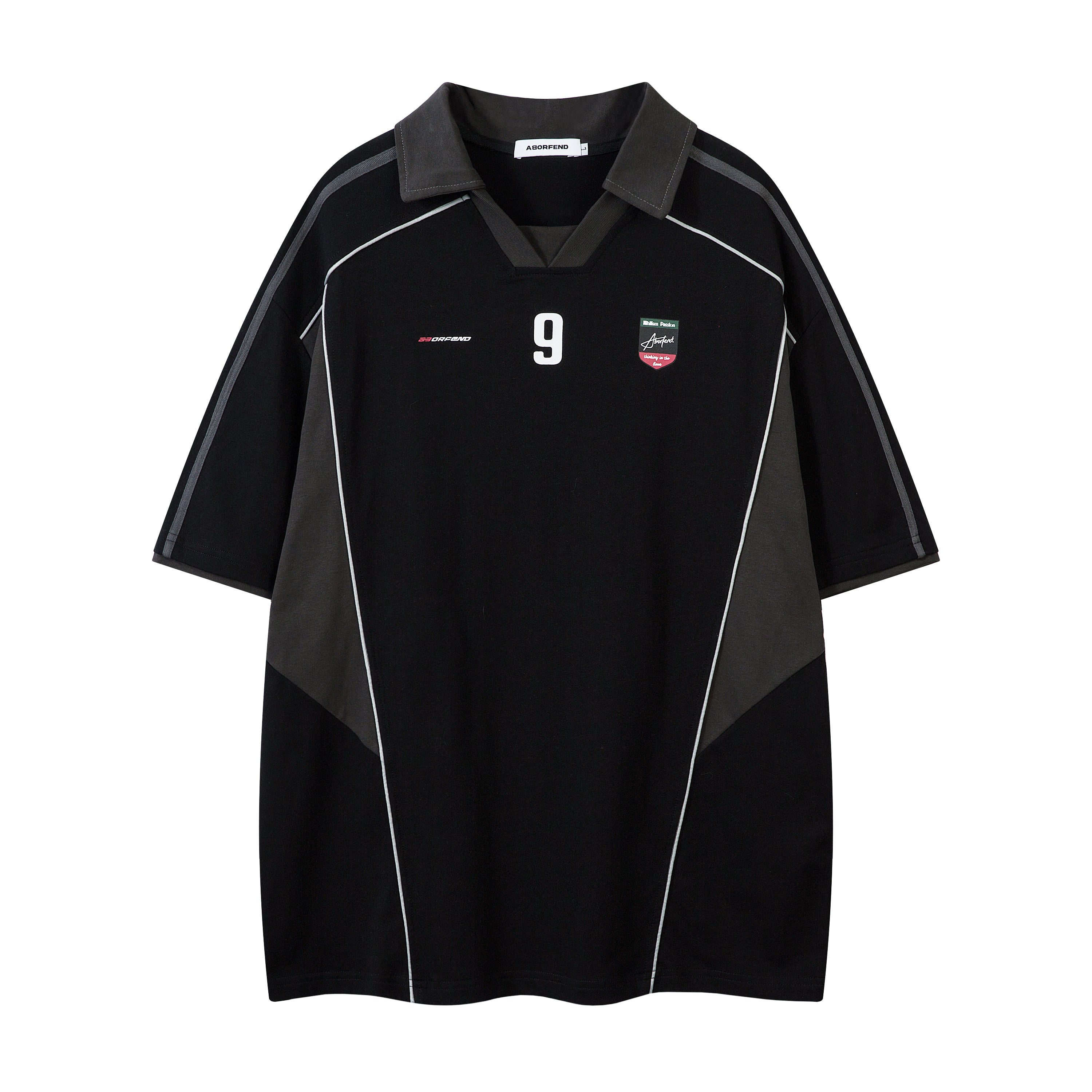 Men's Overszied Rugby Jersey | Polo Collar