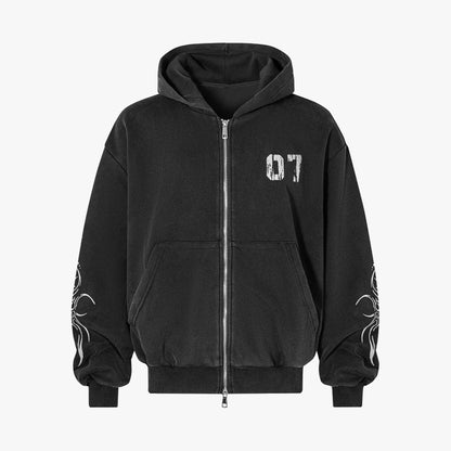 Shadow Wave | Y2K Inspirierte Grafik Hoodie