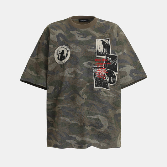 Collage | Camouflage T-Shirt - Santo 