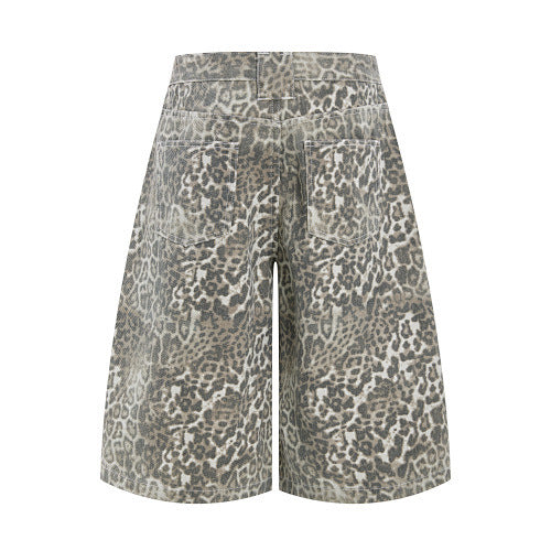 Starlight | Streetwear Star Print Denim Shorts
