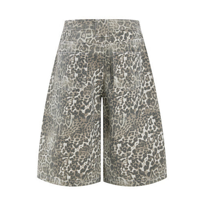 Starlight | Streetwear Star Print Denim Shorts