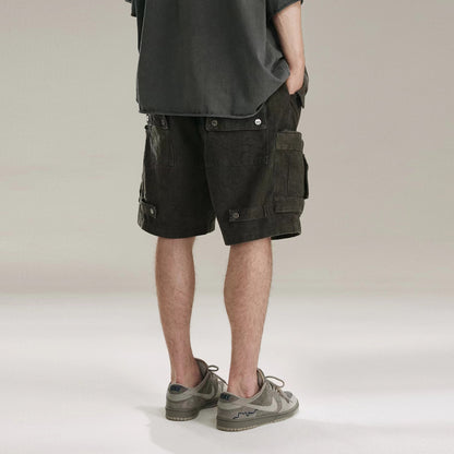 Starlight | Streetwear Star Print Denim Shorts