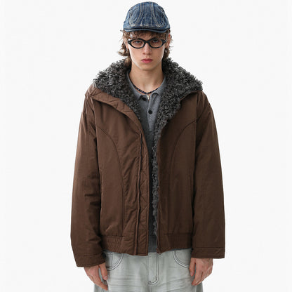 Fleece-Lined | Stand Collar Jacket