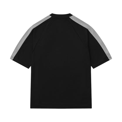 Gothic Font Jersey Street Loose T-Shirt