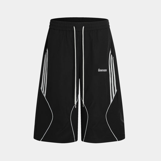 Stripe Panel | Sport Shorts - Santo 