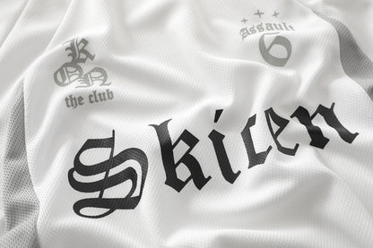Gothic Font Jersey Street Loose T-Shirt