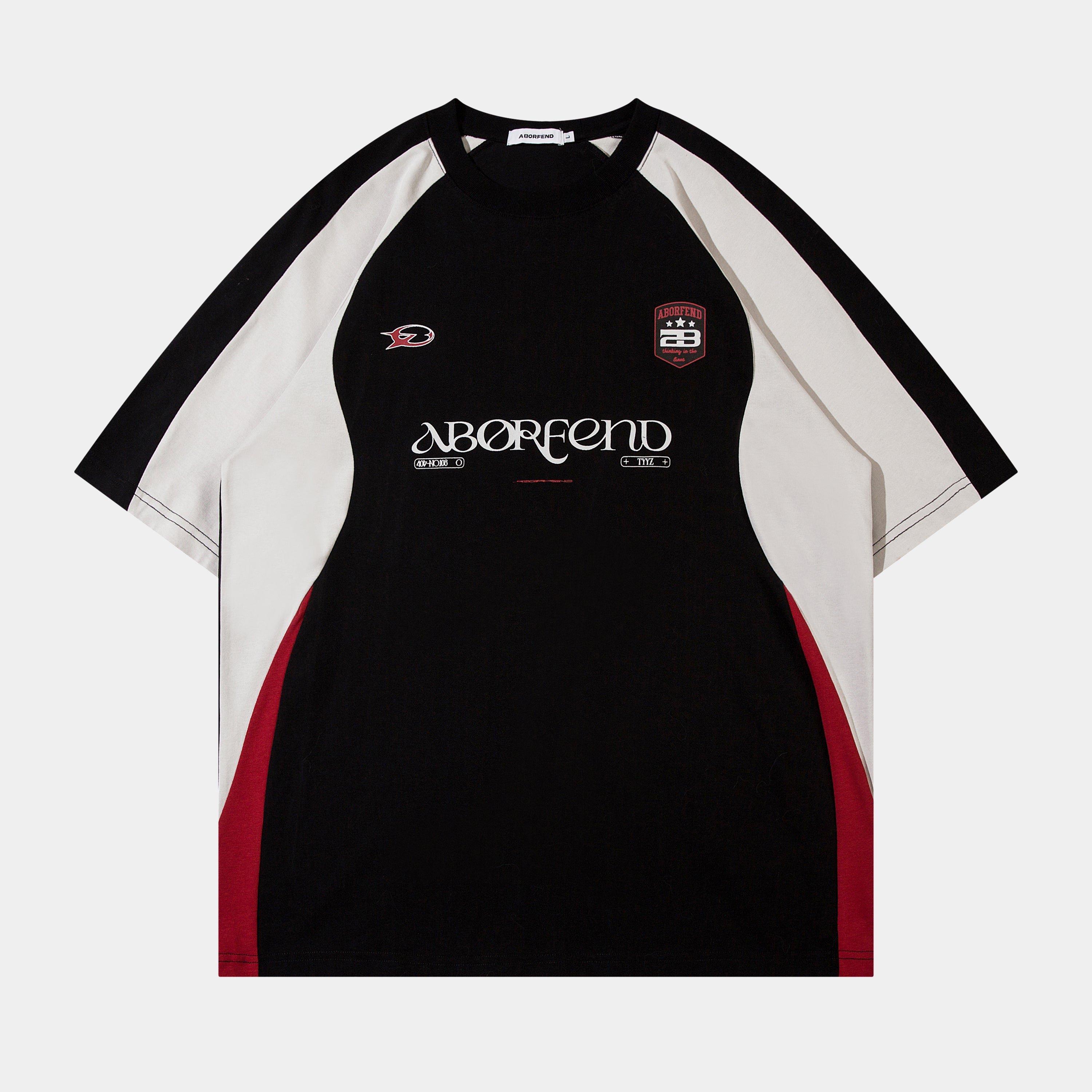 "Nightshade" Contrast Racing T Shirt - Santo 