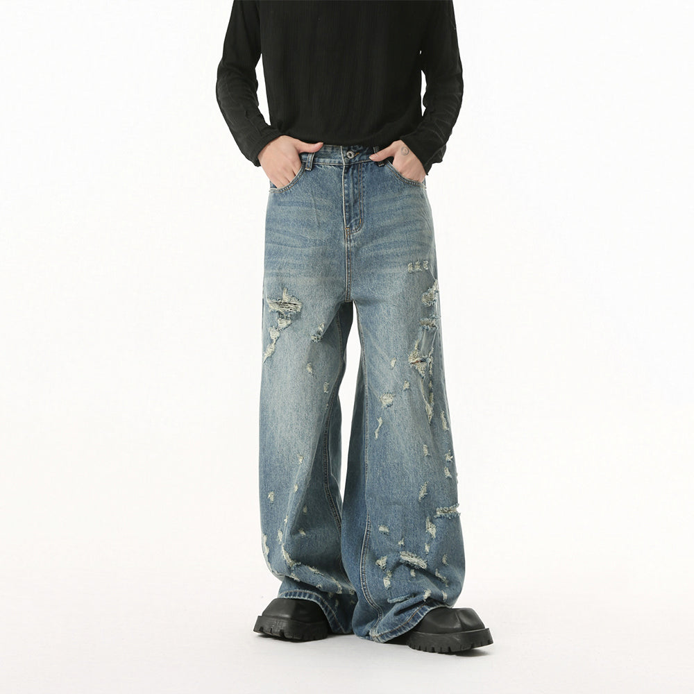 Jeans leopardati con coulisse