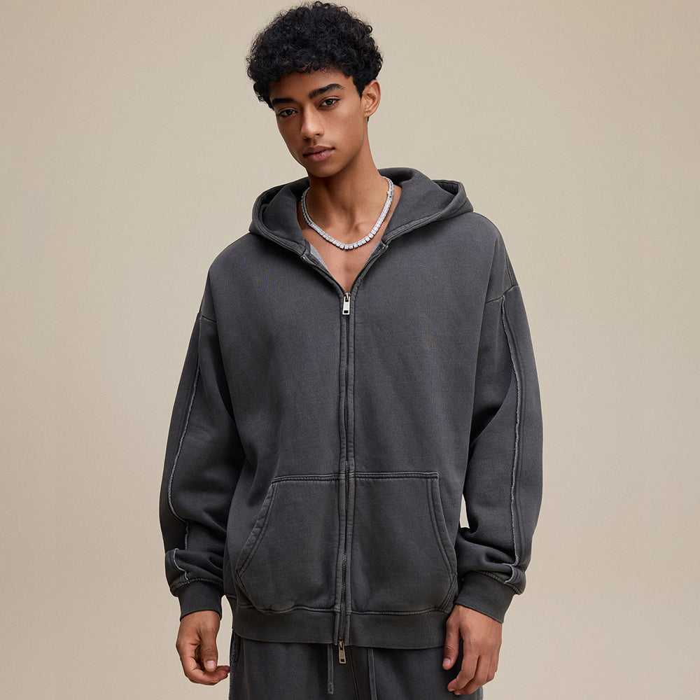 Vintage | Classic Zip Up Hoodie - Santo 