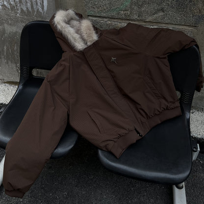 Star Rivets| Padded Bomber Jacket