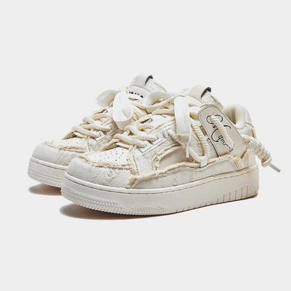 Elevate | Thick Sole Sneakers - Santo 