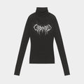 Streetwear Gothic Print | Turtleneck Sweatshirt - Santo 