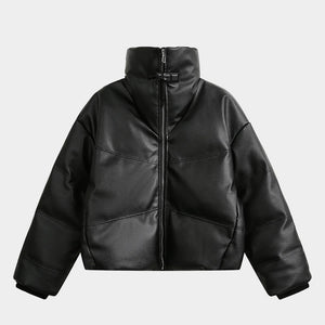 Luxe Shield | High Gloss Puffer Jacket - Santo 