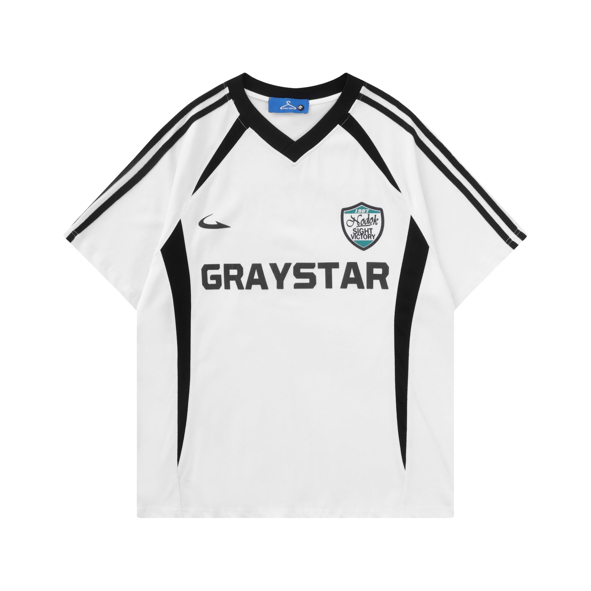 Graystar | High Street Gestreiftes Renn-T-Shirt