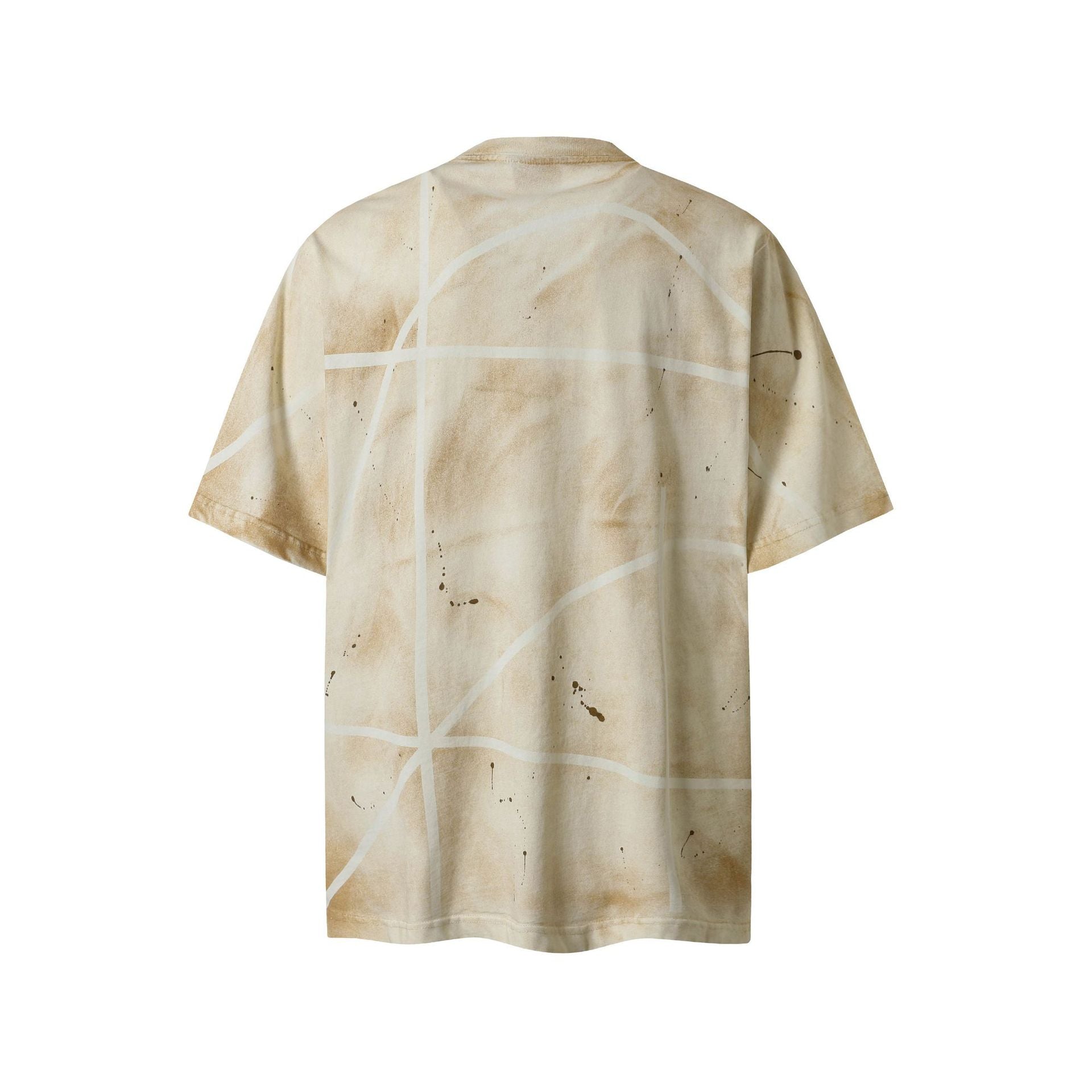 Marble Street Print | Distressed T-Shirt - Santo 