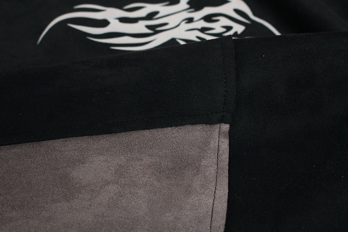 Metal Letter Cross Print | Gothic Hoodie - Santo 