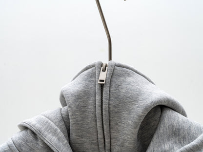 Windproof Mask | Oversized Zip Up Hoodie - Santo 