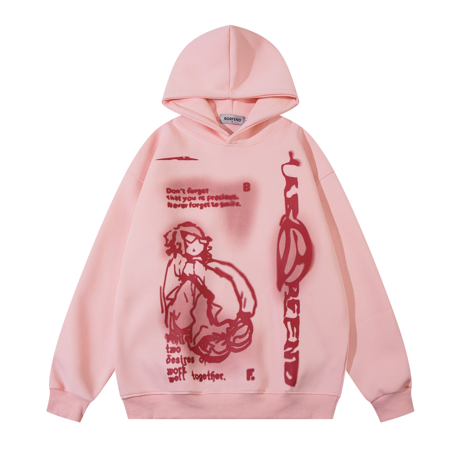 Anime Print | Oversized Hoodie - Santo 