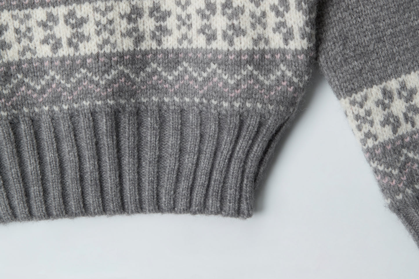 Kitten Knit | Fair Isle Cropped Sweater - Santo 